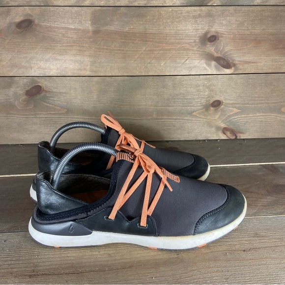 olukai mikili womens size 8.5 shoes gray comfort slip on sneakers - Picture 2 of 8